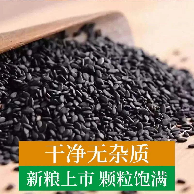 新货营养生熟黑麻免洗干净无沙即食颗粒饱满无染色烘焙原料批发