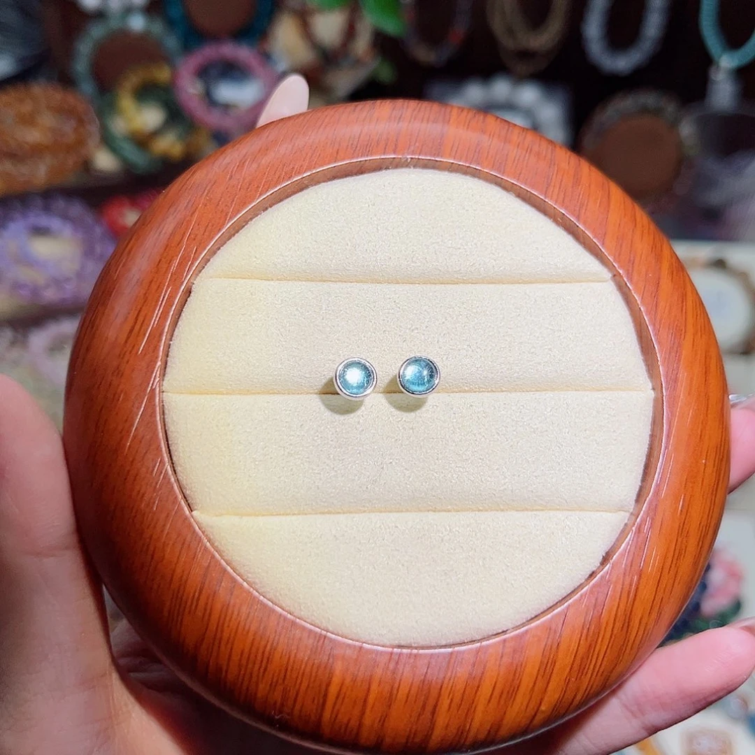 水晶手串未镶嵌落****么蓝磷灰