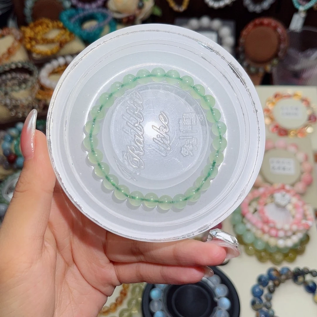 水晶手串未镶嵌Z****.7m葡萄石