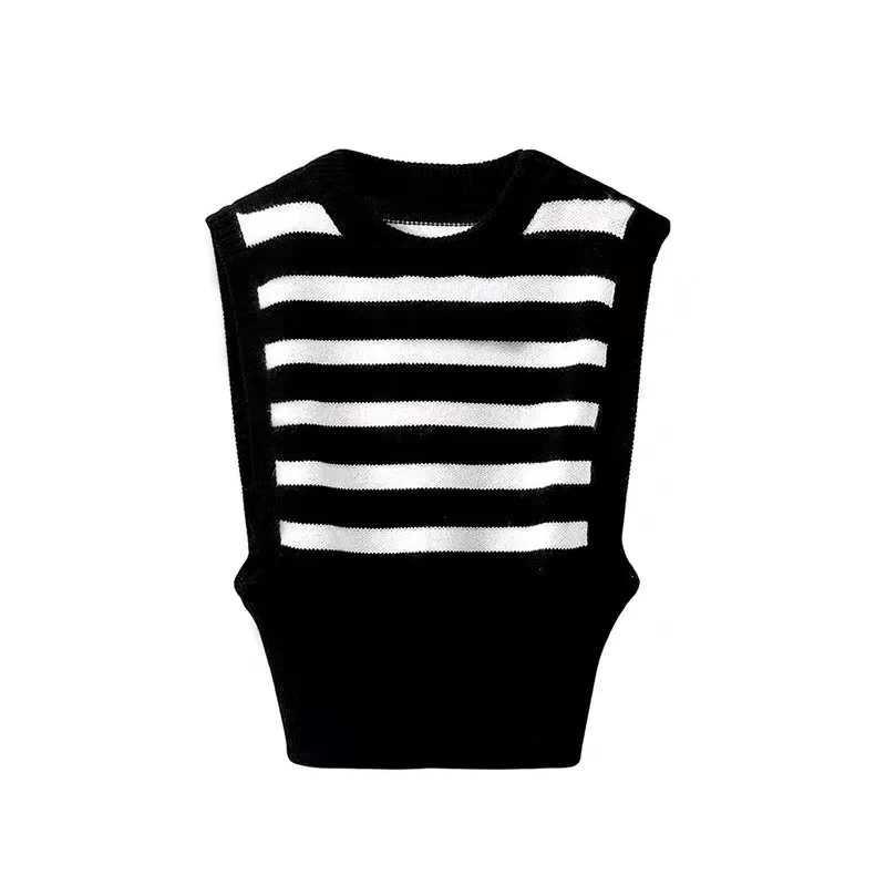 简约百搭纯色马甲时尚潮流舒适款70048