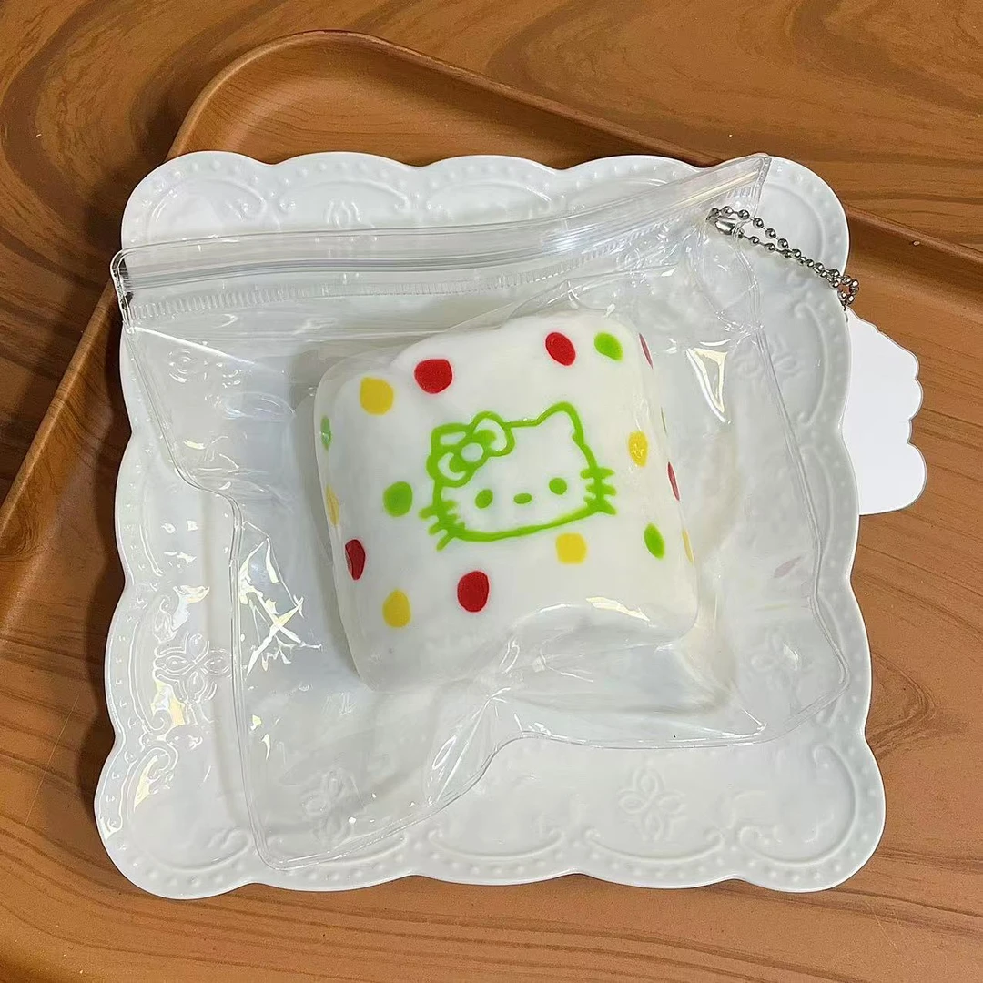 【kt棉花糖】现货捏捏乐食品级硅胶纯手工制作解压玩具手工DIY