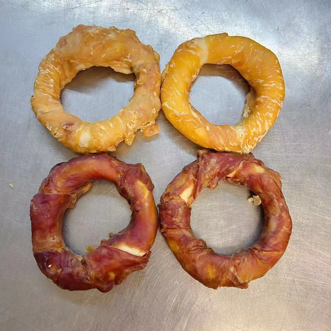 远飞狗狗零食鸡肉牛皮甜甜圈磨牙棒宠物耐咬洁齿营养美味