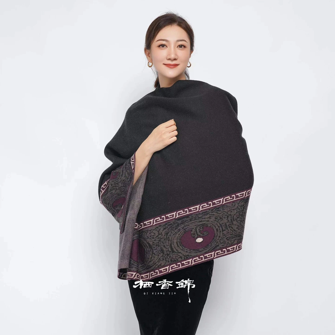 【栖香锦】设计师款 新中式 披肩