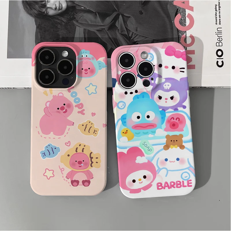 loopy【苹果】菲林手机壳全包高颜值轻薄裸机手感耐脏卡通情侣