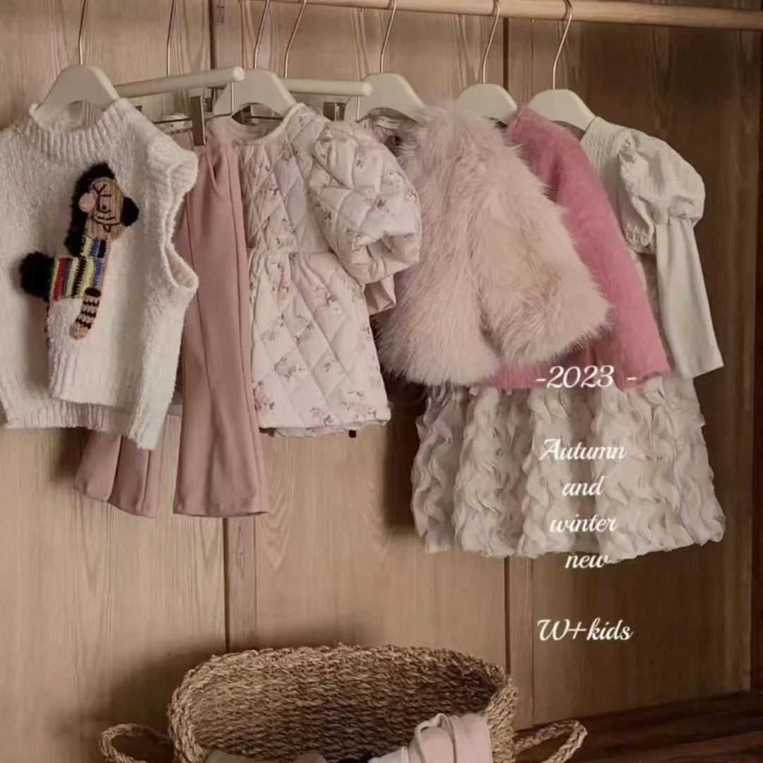 【C601-800】童装女童2023年秋冬新款裙子