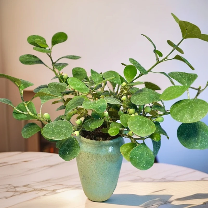 小盼菩提树盆栽 室内带果植物茶桌书房办公室禅意观果好养活绿植