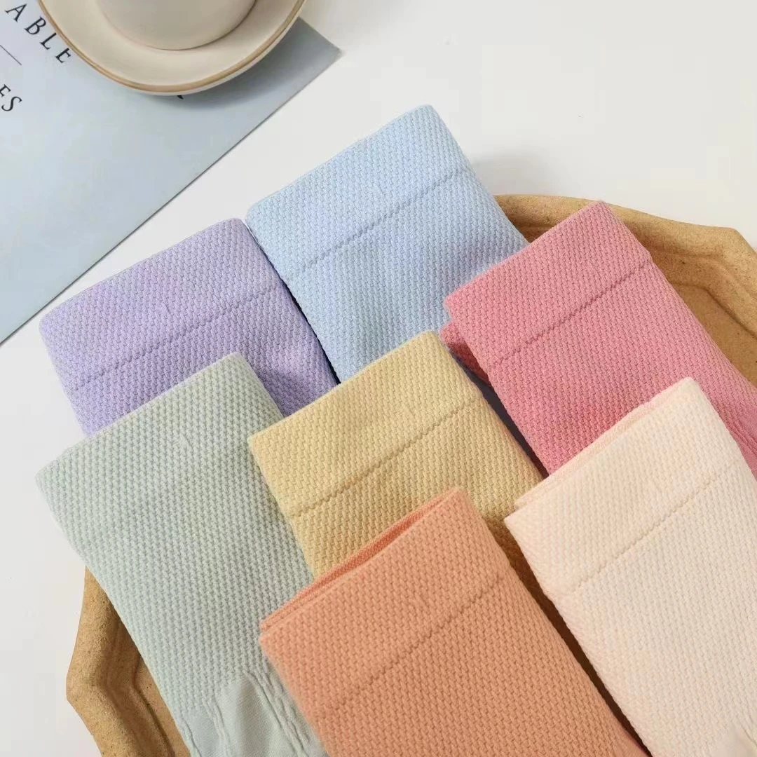 高腰款纯色短裤收腹提臀一体裤6707