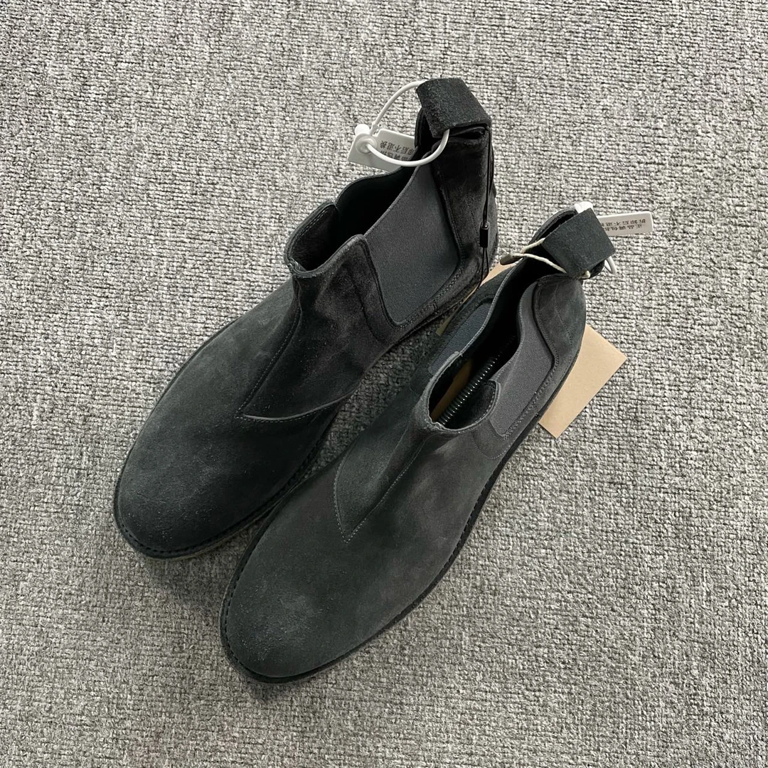 BOTTEGA VENETA BV 藏蓝色切尔西靴 44码/98新/公价8500/吊牌