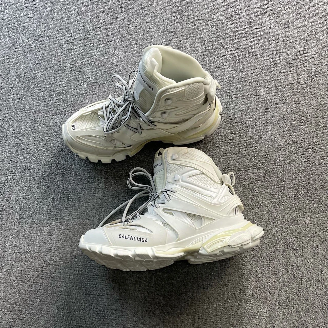 Balenciaga 巴黎世家 track 白色高帮老爹鞋37码/99新/公价7000/