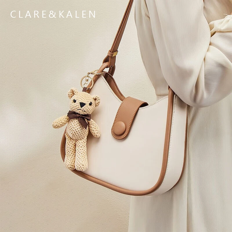 ClareKalen冬季新款百搭包包女款简约斜挎单肩包圣诞礼物送女朋友