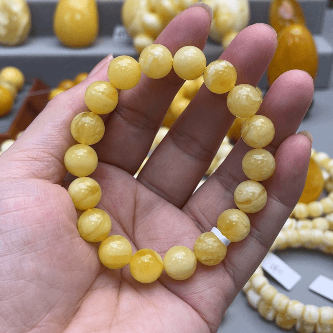 琥珀裸石未镶嵌琥珀蜜蜡