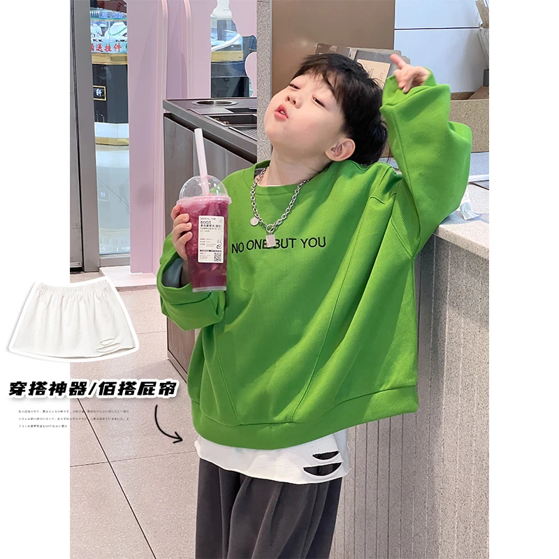 Q宝家童品9月新款 儿童屁帘裤子打底神器男女童叠穿遮臀内搭下摆