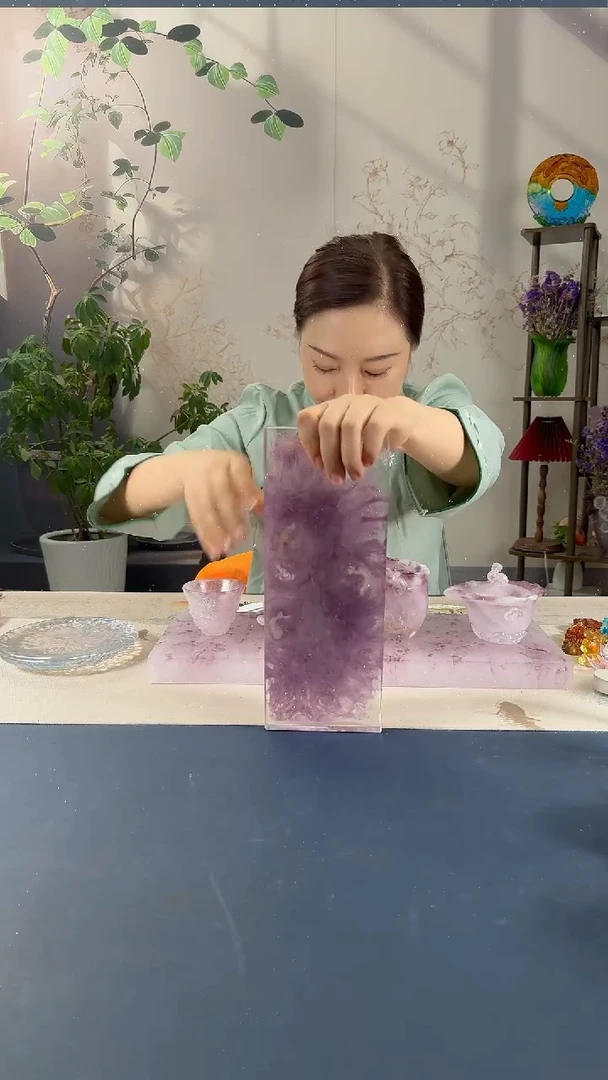 【闪购商品】粉烧琉璃小干泡台，6色可选，拍下直播间挑选