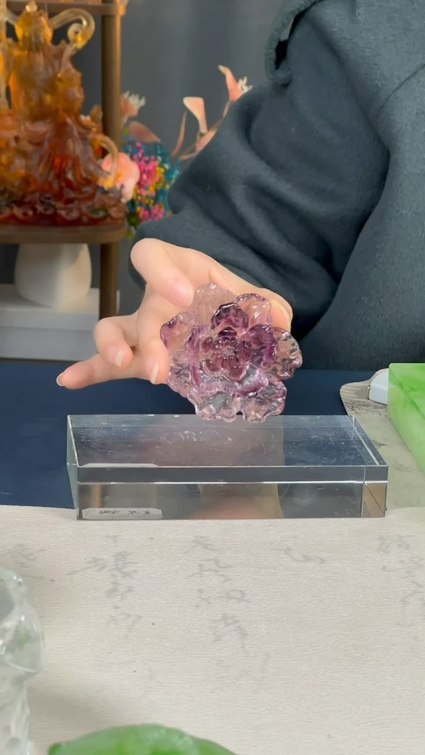 【闪购商品】琉璃牡丹花香插