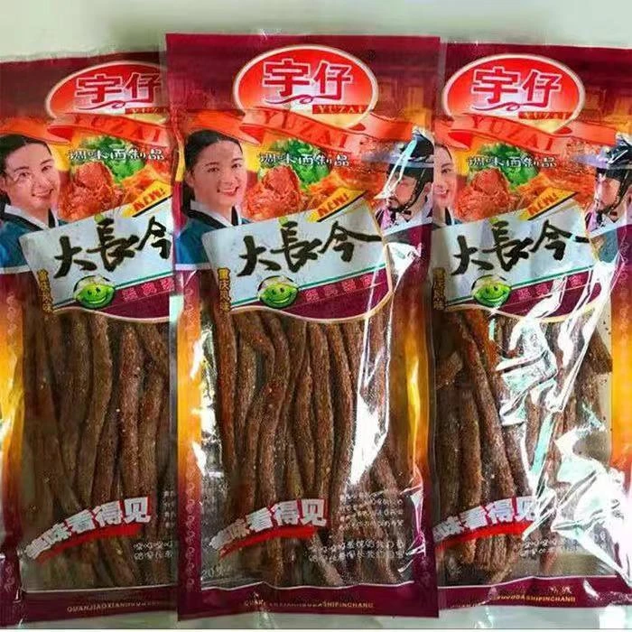 新包装宇仔大长今辣条172g/18g多规格大长筋麻辣素食面筋休闲零食
