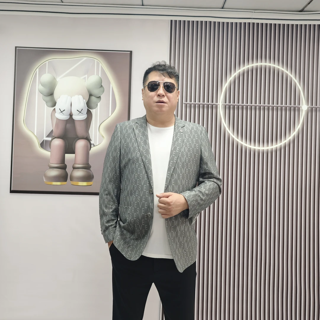 春秋男士大码时尚韩版修身商务休闲西服外套中青年春季潮流西装DS