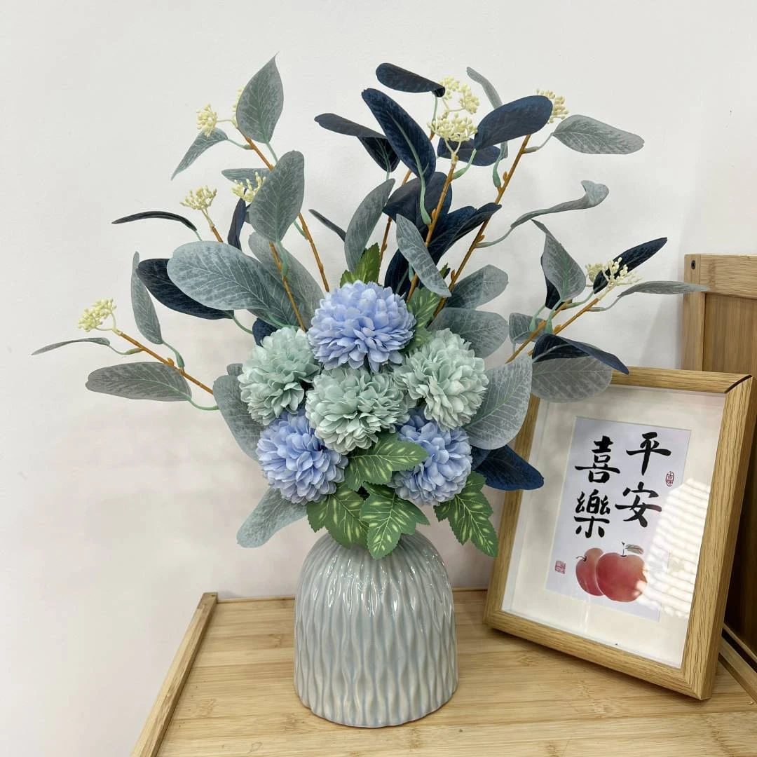 【新粉福利】设计师款地中创意仿真花束套装客厅电视柜餐桌摆件