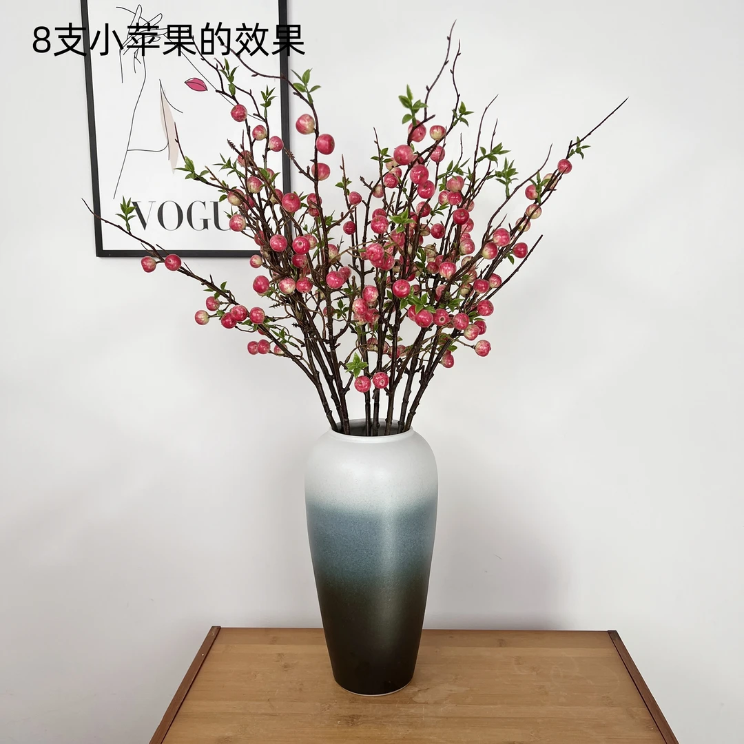 【亦花亦梦】中国风迷你小苹果仿真花装饰摆放点缀现代家居装饰摆件