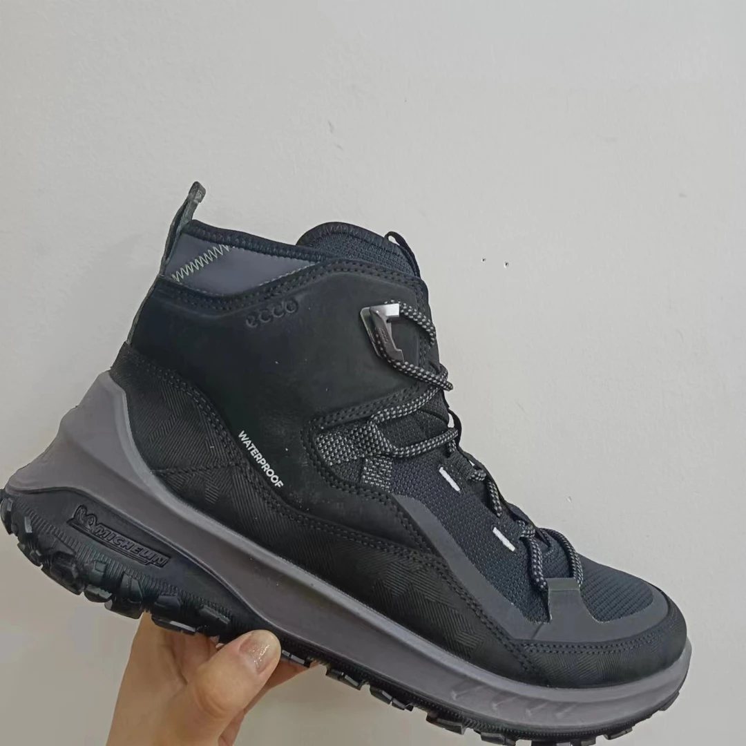 国内现货~ECCO/爱步 奥途系列 透气软底缓震户外防水登山鞋824274