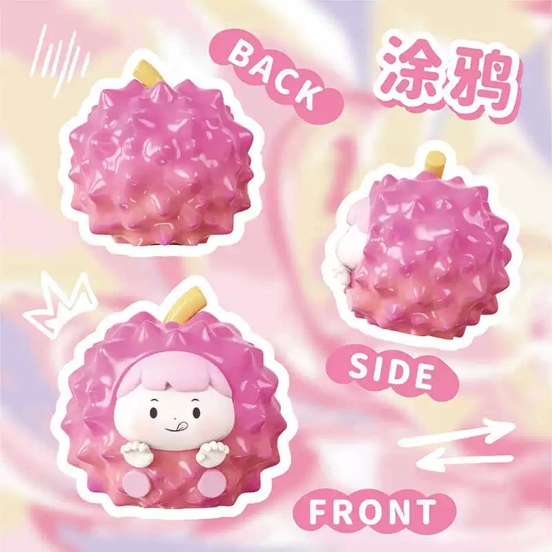 【拆盒】淘气包水果涂鸦系列萌粒潮玩盲盒