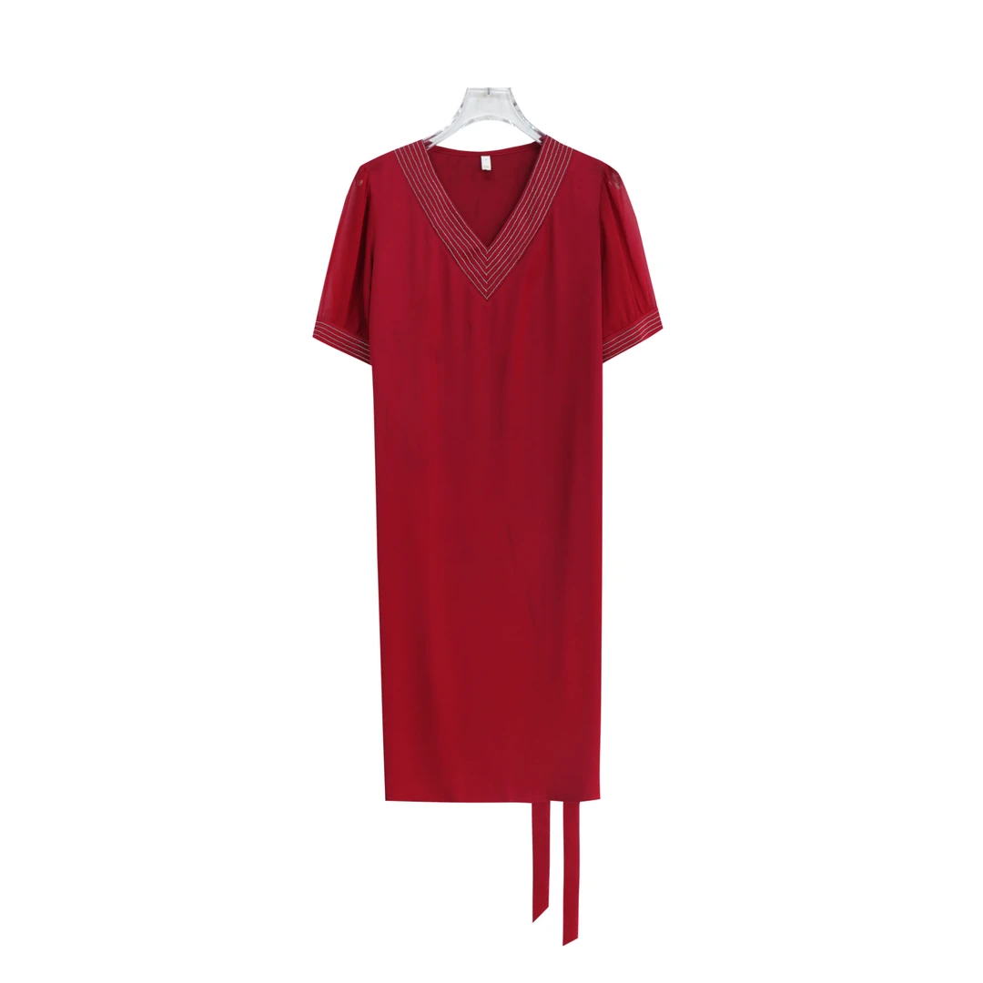 夏季优雅显瘦轻奢时尚气质女装连衣裙S1705