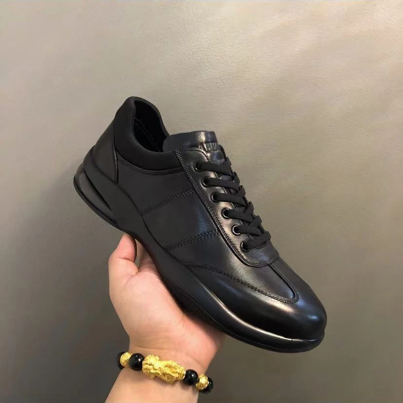 新款高品质全皮面休闲百搭男鞋