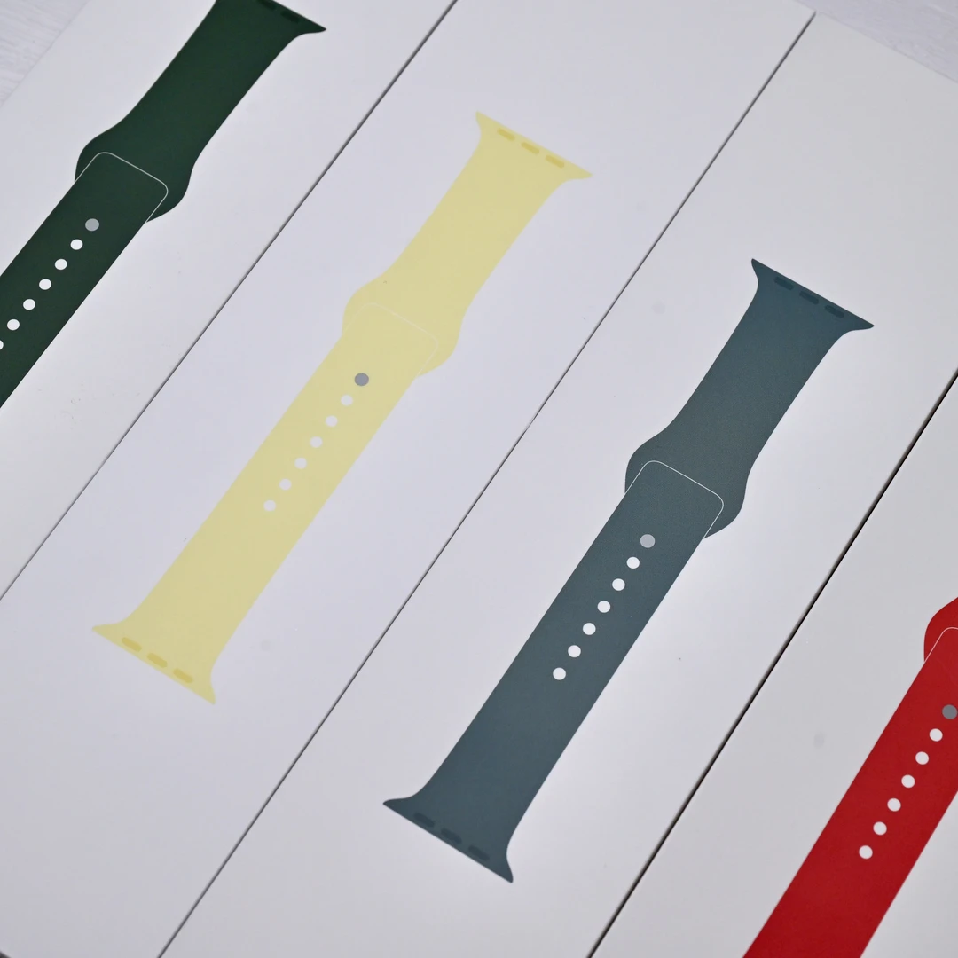 95新 Apple/苹果 原装Apple watch硅胶表带