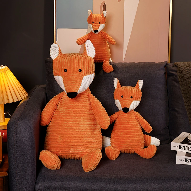 偷偷藏不住赵露思桑稚同款狐狸北欧小羊公仔条纹兔子毛绒玩具玩偶