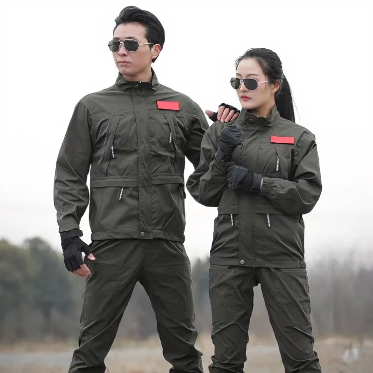 223防水速干工作服冬季弹力上衣+裤套装工装户外耐磨休闲男士秋冬