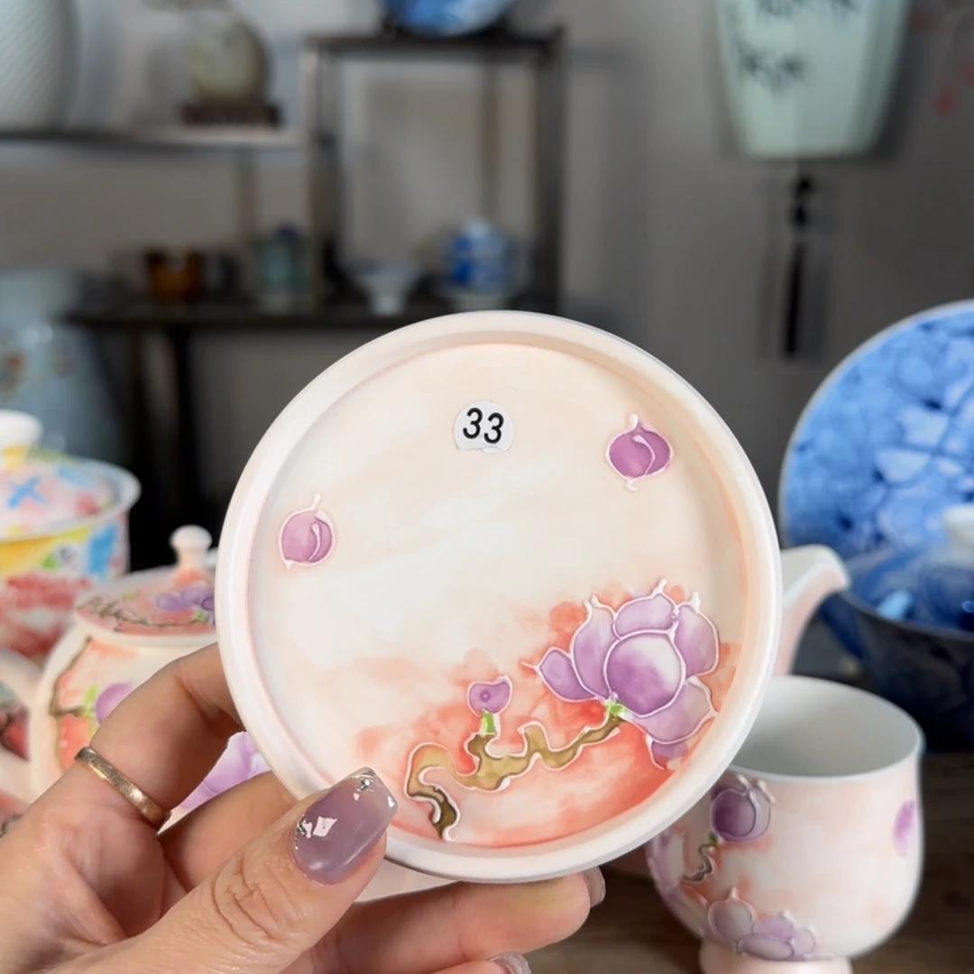 杯?**?景德镇陶瓷柴烧多人