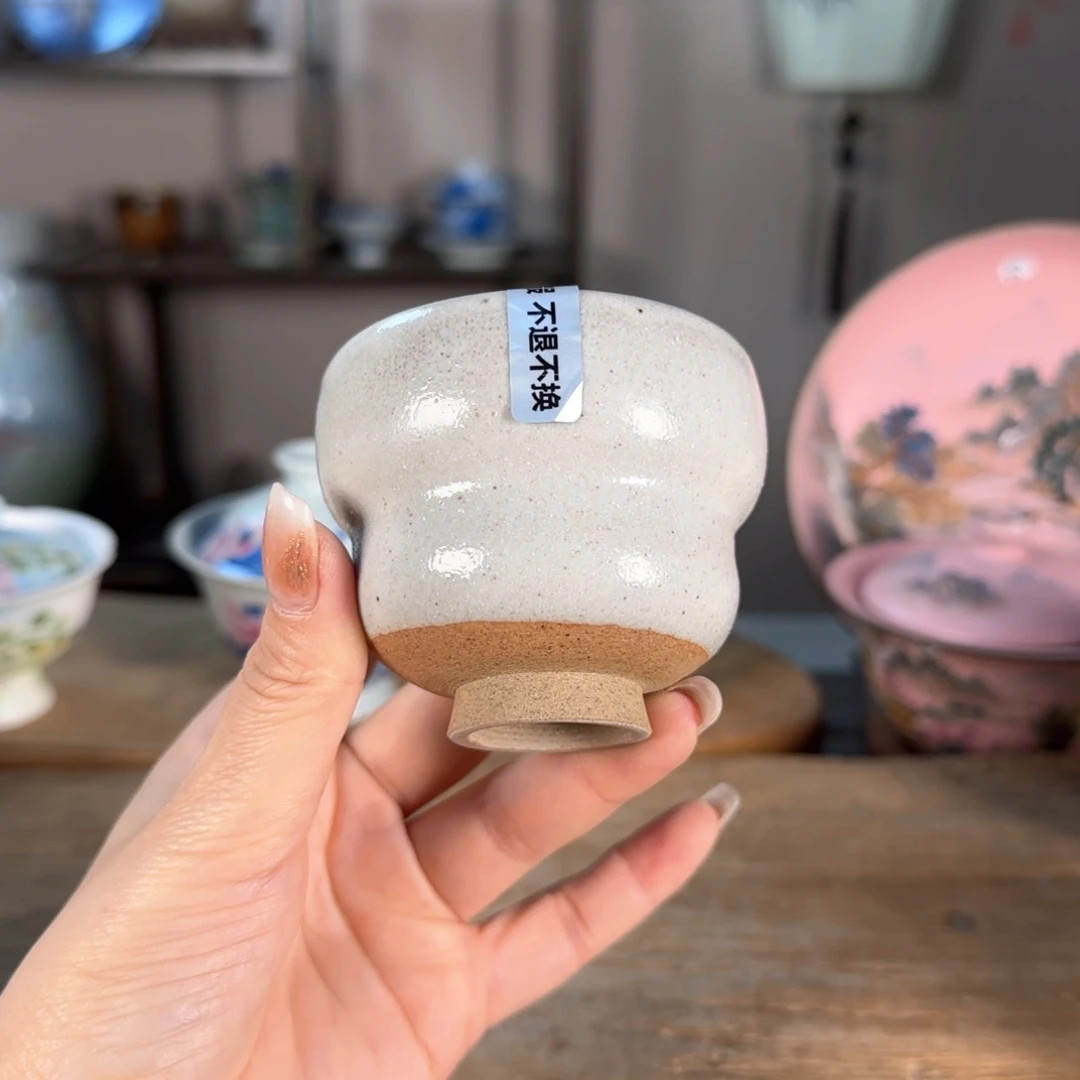 杯景德镇陶瓷柴烧多人