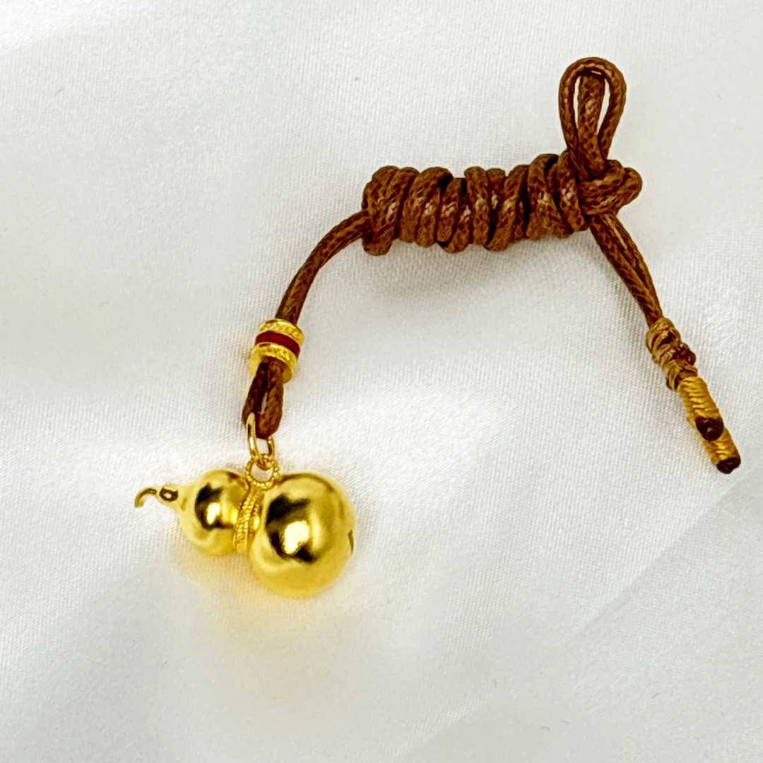 足金999 王嘉尔同款葫芦吊坠 带证书钢印