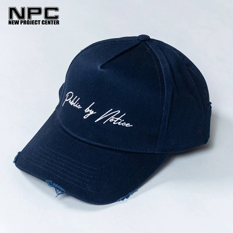 NPC潮牌潘玮柏 x PUBLIC by NOTICE联名鸭舌帽时尚户外女士百搭