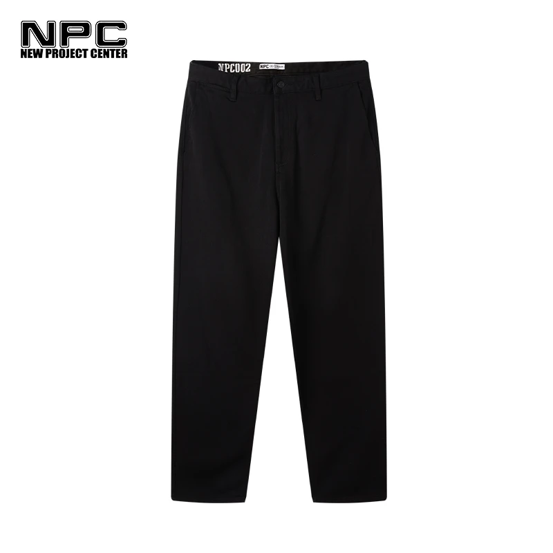 潮牌李晨nic同款加绒休闲秋冬直筒宽松百搭牛仔裤通用NP12TR19