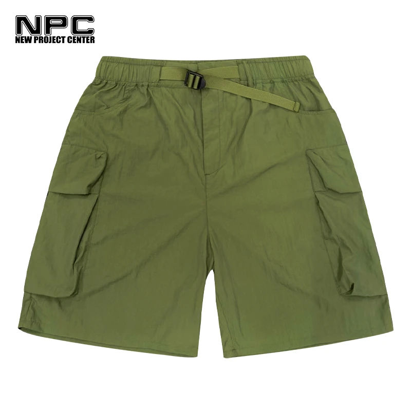 NPC潮牌李晨nic同款侧面口袋工装休闲短裤透气速干裤子 NP26TR50