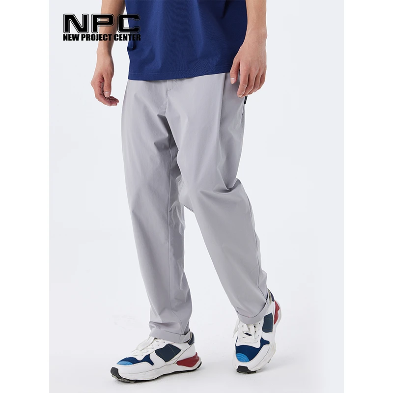 NPC潮牌男装修身西裤简约舒适简约春夏百搭休闲裤薄款NP34TR08