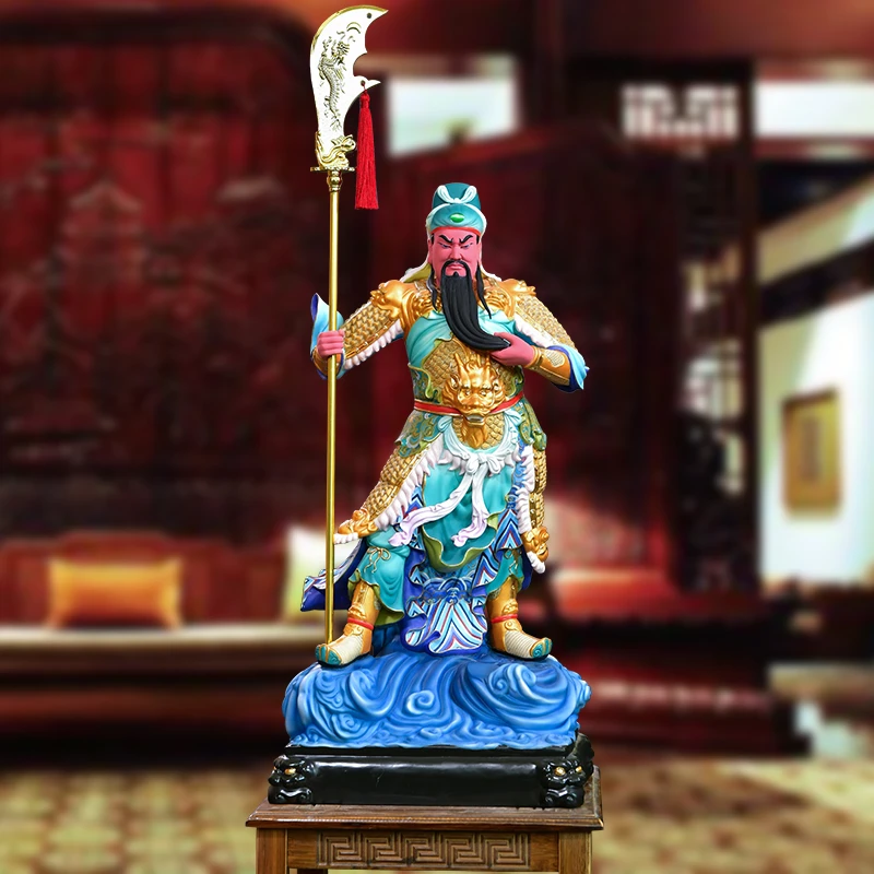 艺随心招财关公摆件财神爷关二爷神像武财神店铺家居供奉摆设品