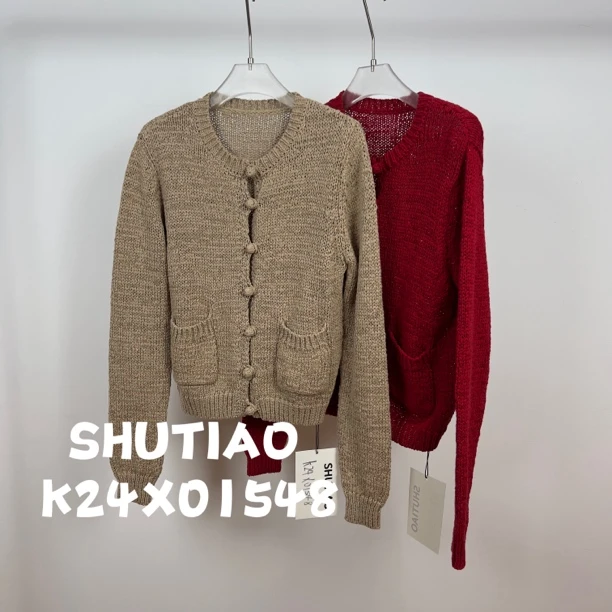 【SHUTIAO】2024秋冬：新款小众设计款开衫K24X01548