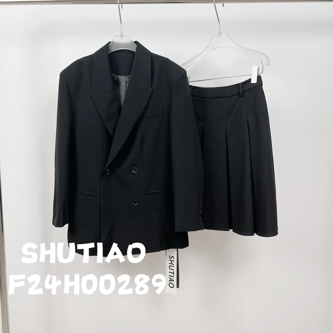 【SHUTIAO】2024秋冬：新款小众设计款套装F24H00289