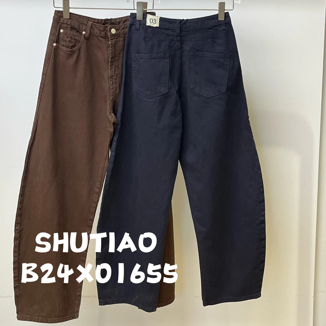 【SHUTIAO】2024秋冬：新款小众设计款裤子B24X01655