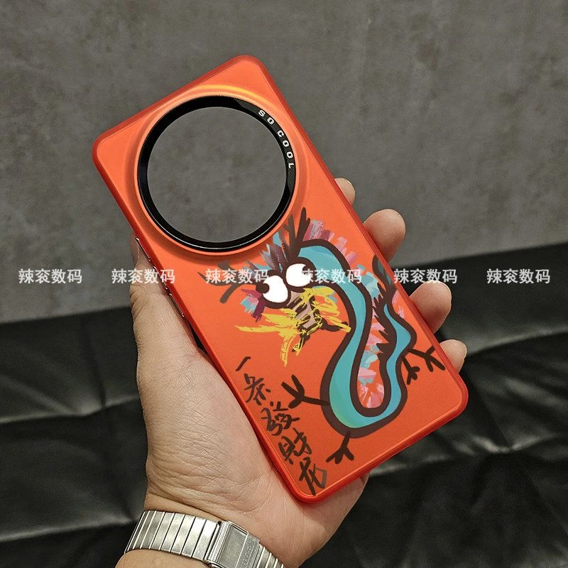 手机壳荣耀x50搞笑x50i一条发财龙x40GT磨砂x40i双层大孔x30气囊