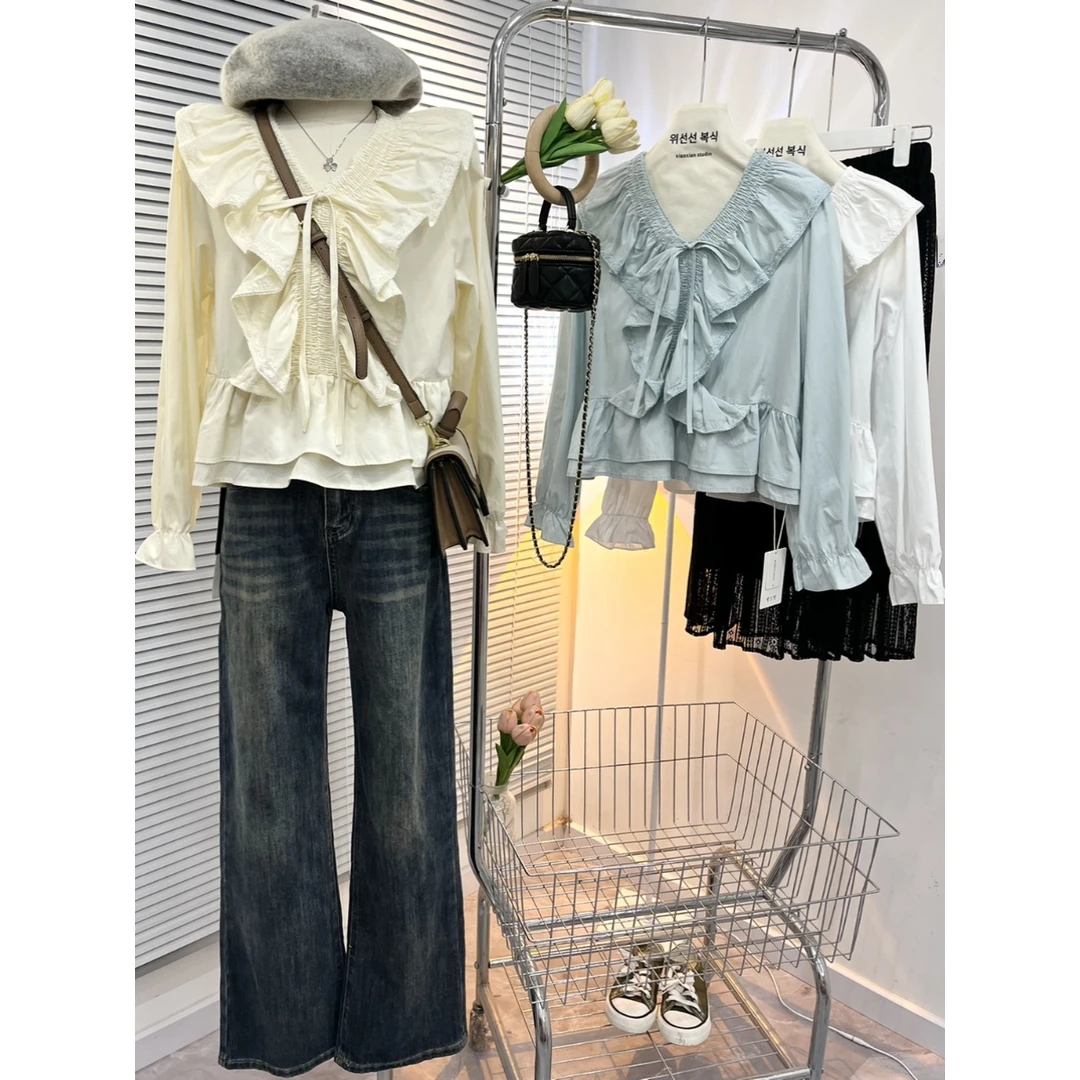 251-300衬衫小众法式上衣~