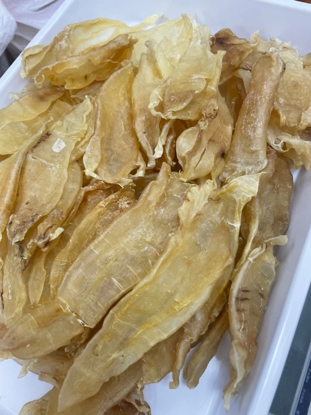 初级农产品水晶鳘鱼胶，北海干胶，本港渔民捕获