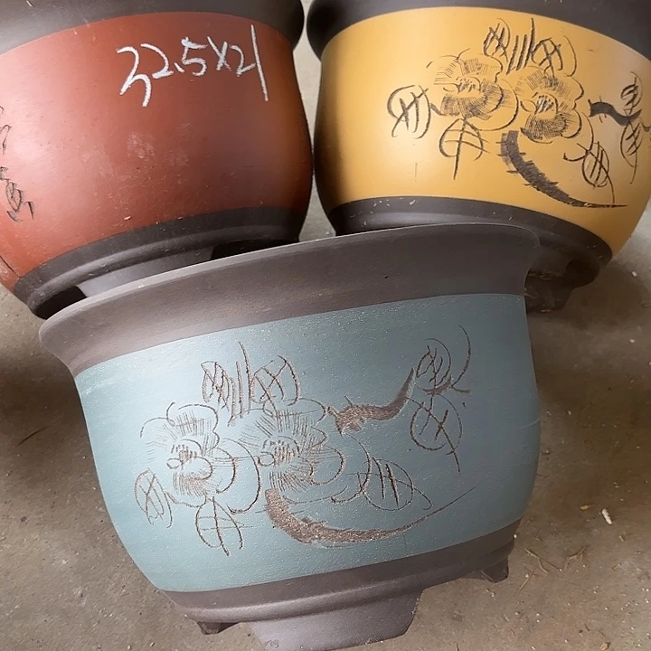 紫砂花盆               100-3
