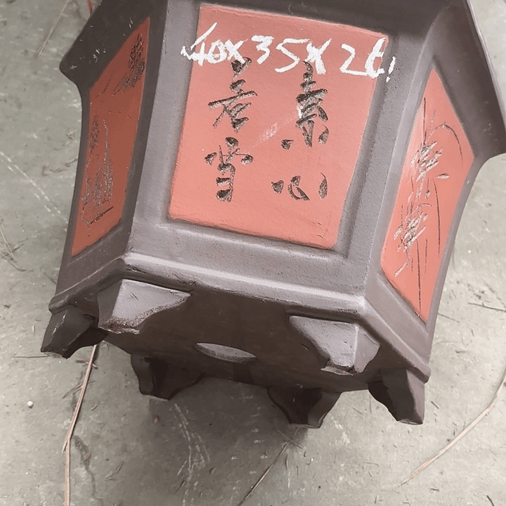 紫砂花盆               120-2