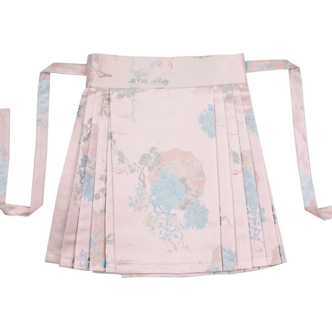 夏季款【清】【短款马面裙】改良新中式国风正版显瘦女装半身裙