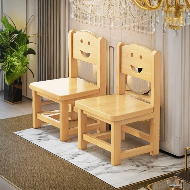 小椅子实木凳子靠背简约换鞋小木凳客厅木凳子儿童小板凳原木矮凳