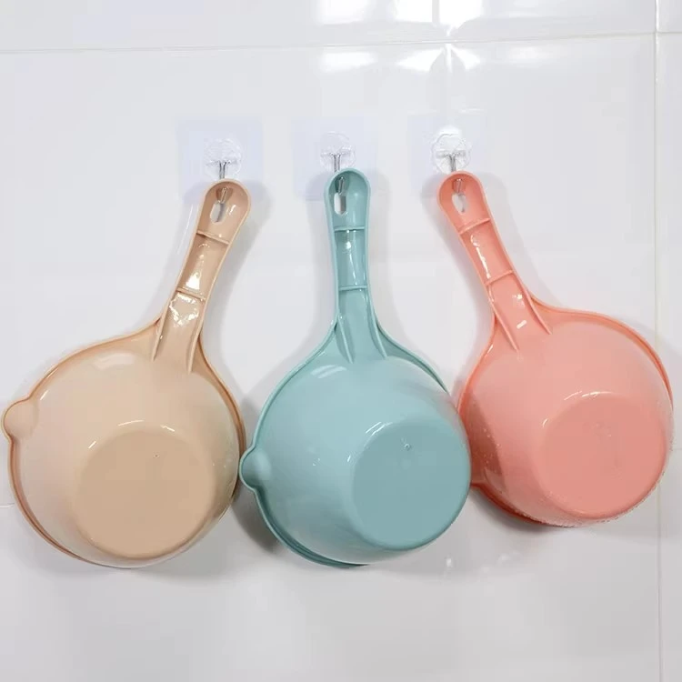 大号小号水勺厨房舀水瓢长柄塑料加深厚水舀水漂洗头水勺子水瓢