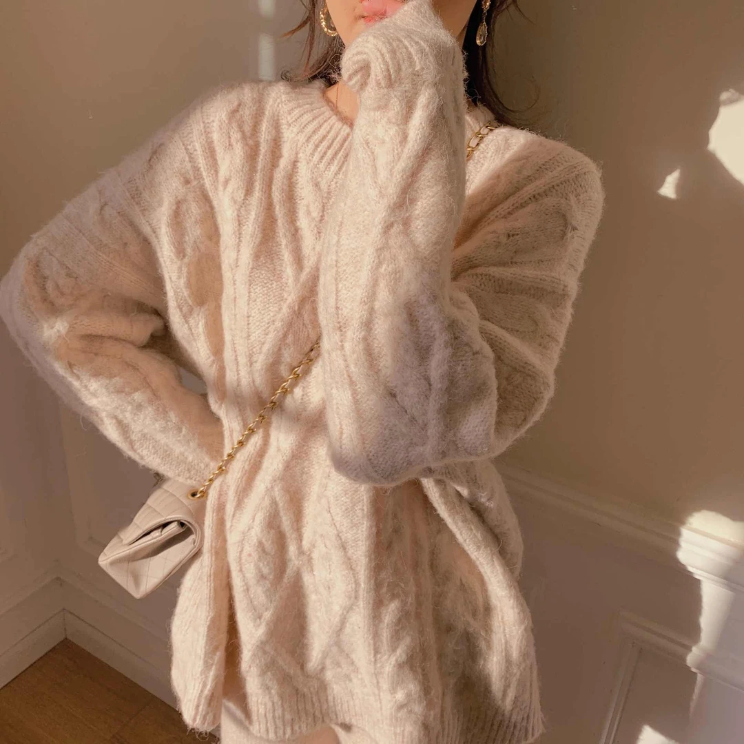 【编号601-650】样版毛衣宽松百搭温柔毛线衫秋冬高领