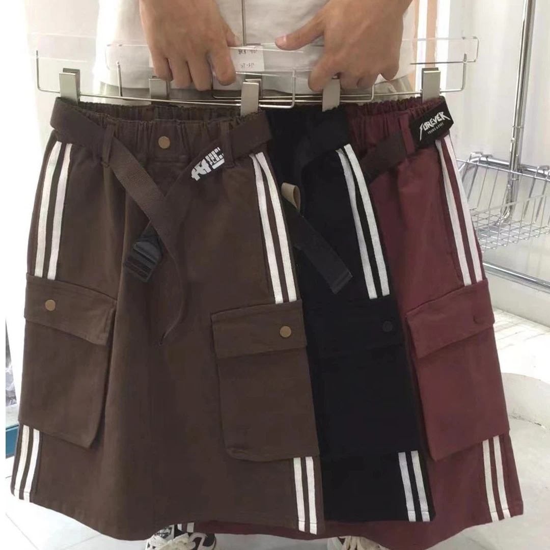 309407《黑》小涵家玲姐精选韩版洋气儿童女童花花潮流百搭半身裙